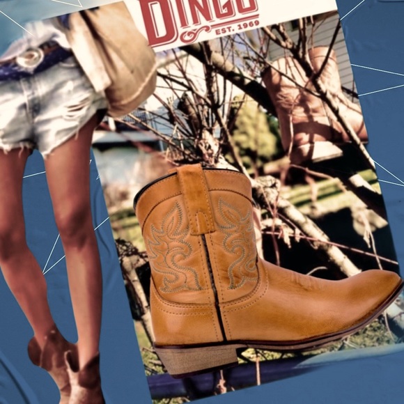 Dingo Western Willie Leather Boot Like New - Picture 5 of 10